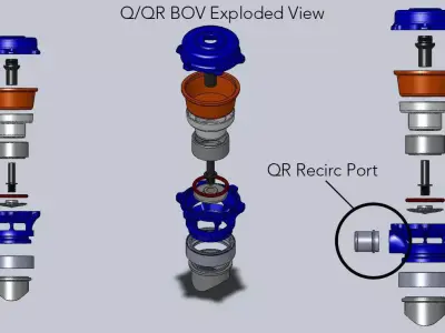 Tial blow off valve Free 3D model
