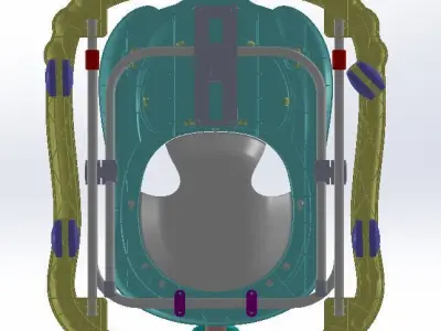 Baby Walker Assembly 3D model