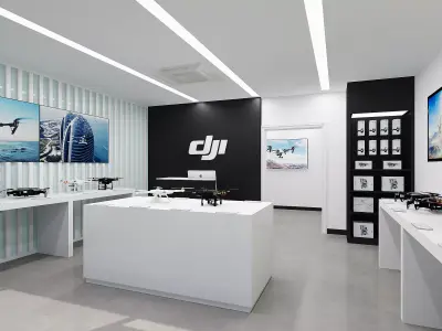 Drone Shop 3D model
