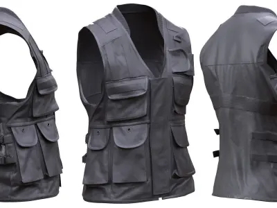 Vest 181 - All MH Bodies - UE5 Skeletons - Rigged Low-poly 3D model