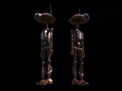 Pit Droid Star Wars  3D model