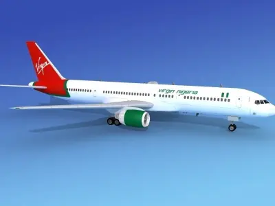 Boeing 757-200 Virgin Nigeria 3D model