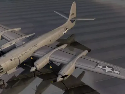 Republic XF-12 Rainbow 3D model