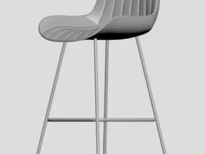 3D high chair model 3D model