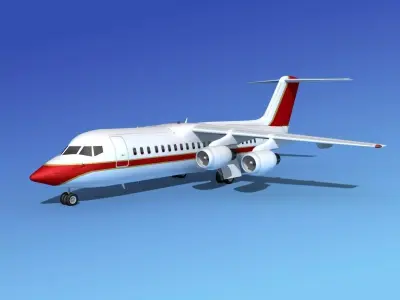 BAe 146-300 Corporate 2 3D model