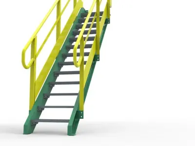 guardrail guarda corpo Free 3D model