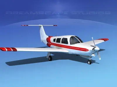 Piper Turbo Arrow III 3D model