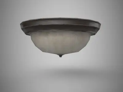 Ceiling Light Low-poly 3D model