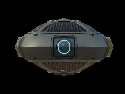 Sc- Fi Drone Free 3D model
