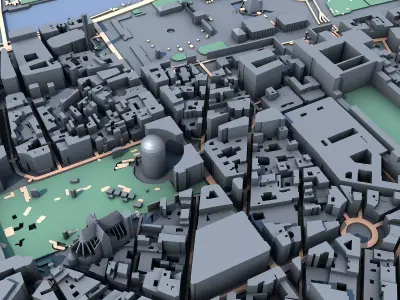 Louvre Museum Paris Iconic French Architecture 3D model