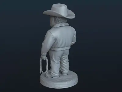 Rip Wheeler Chibi  3D print model