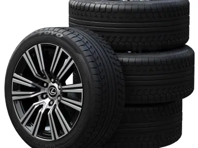 Lexus wheels 3D model