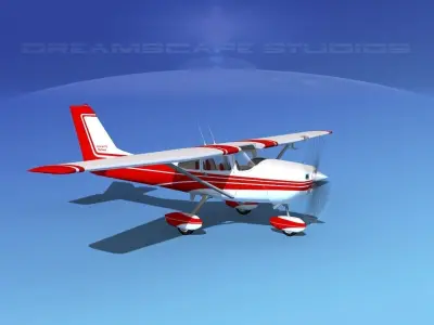 Cessna 172 Skyhawk 1967 V01 3D model