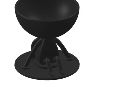 Sitting Human Planter 3D print model