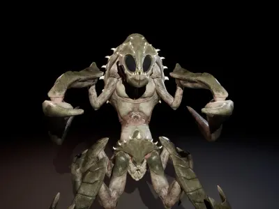 Monster Low-poly 3D model