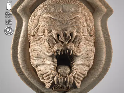 STAR WARS Rancor Wall 3D print model