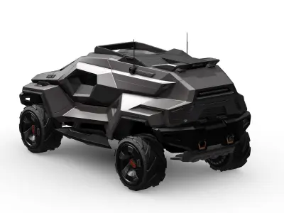 Rezvani Vengeance Armortruck Concept 3D model