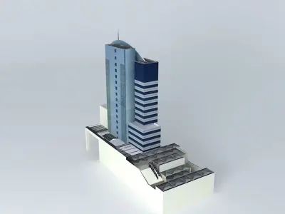 Trust Business Center Free 3D model