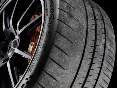 Michelin Pilot Sport Cup 2 325 30 ZR20 106Y AMG 3D model