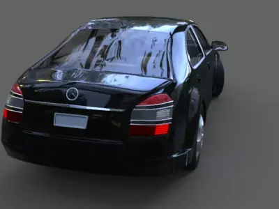Benz car  3D model purchase