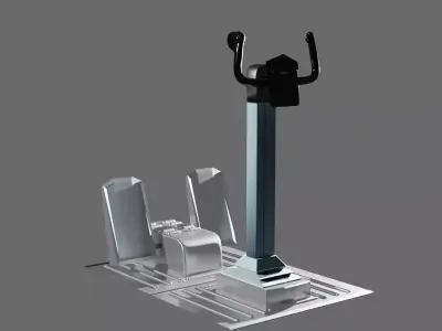 ART 72 600 Yoke Low-poly 3D model