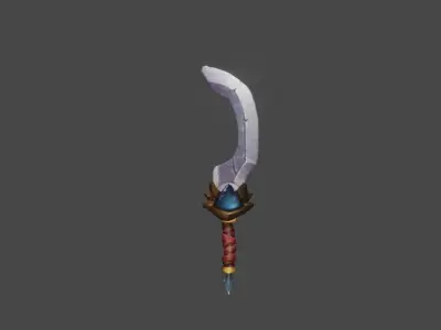 Zeloeman Sword A 3 Low-poly 3D model