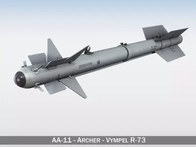AA-11 Archer - Vympel R-73 3D model
