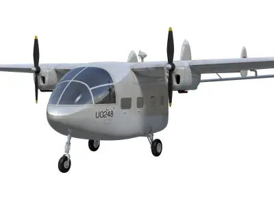 Miles Aerovan 3D model