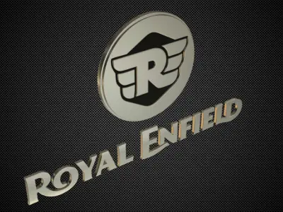 royal enfield logo 3D model