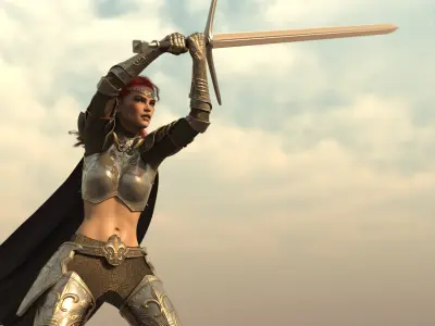 Greatsword Spike Guard for G8F 3D model