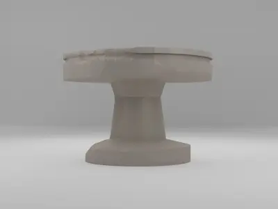 Stone Table Free 3D print model