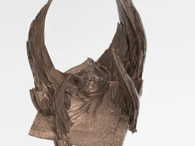 Alien desert Emporess ruins 1 3D model