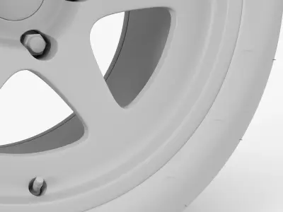 Michelin Slick Momo Combo Low-poly 3D model