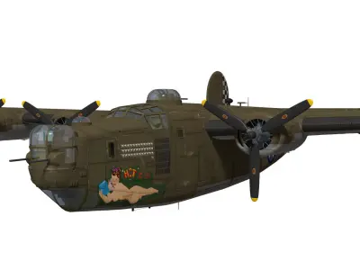 consolidated B24J liberator 3D model