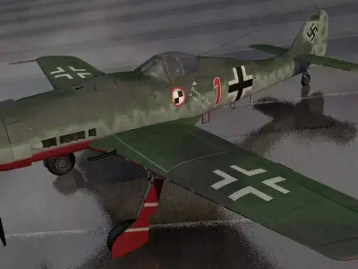 Focke-Wulf Fw-190 D-9 3D model