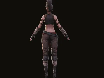 Fantasy girl  3D model