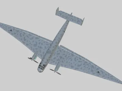 JUNKERS Ju86 R-1 GERMANYS U2 HIGHFLYING SPY PLANE - 3D model