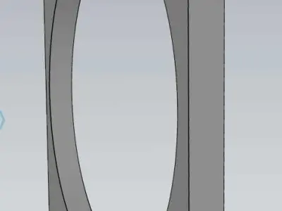 MakeIT Tiger Feet Print Mold With Top Frame 3D model