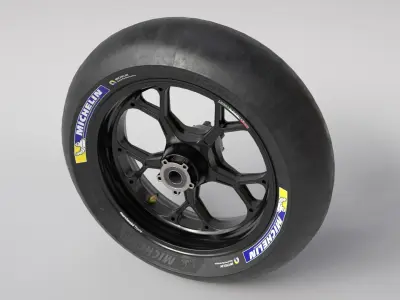 Marchesini MotoGP wheels Low-poly 3D model