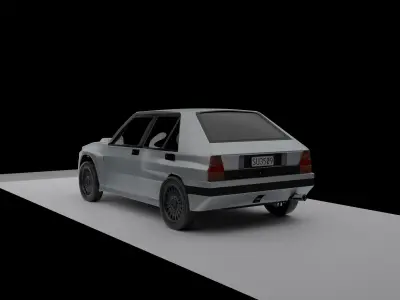 lancia delta integrale Free 3D model