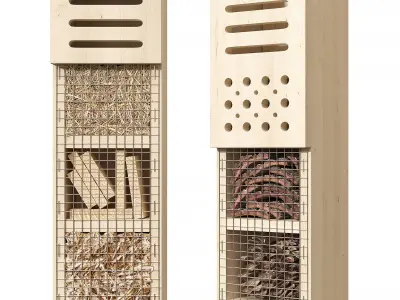 Pollination house 3D model