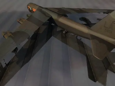 Boeing B-52 Stratofortress 3D model