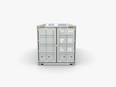 20ft Shipping Container Qube v1 3D model