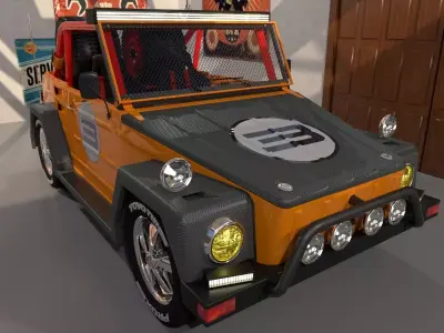 Volkswagen Safari -Thing- modified 3D model