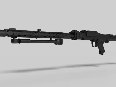 Stormtrooper Heavy Blaster Rifle DLT-19 from Star Wars 3D model