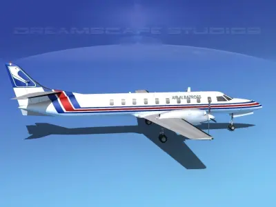 Swearingen SA226 Air Albatross 3D model