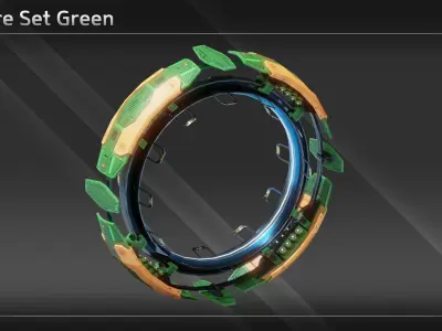 Commercial Jumpgate AX13 Low-poly 3D model