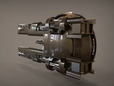 Mech Weapon 3D model