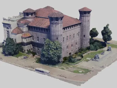 Madama Palace Turin 3D model