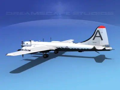 Boeing B-29 Superfortress V06 3D model
